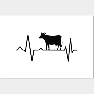 Cow heartbeat Posters and Art